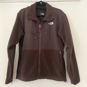 The North Face Men's Medium Brown Fleece Zip Up Jacket w/ Armpit Vents + Pockets